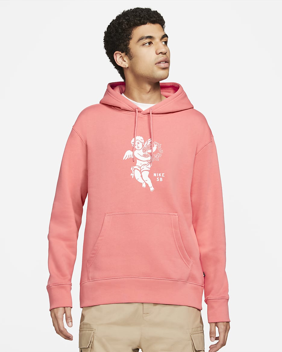 Nike sb nba hoodie pink best sale